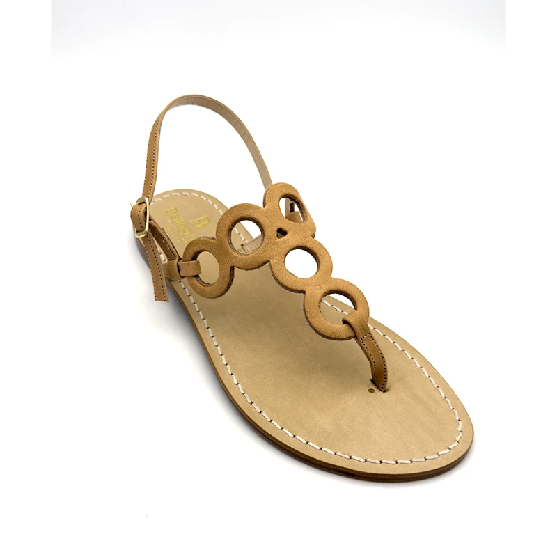 sandali classici - cerchi beige -laterale-sandalibellogrtodgrado