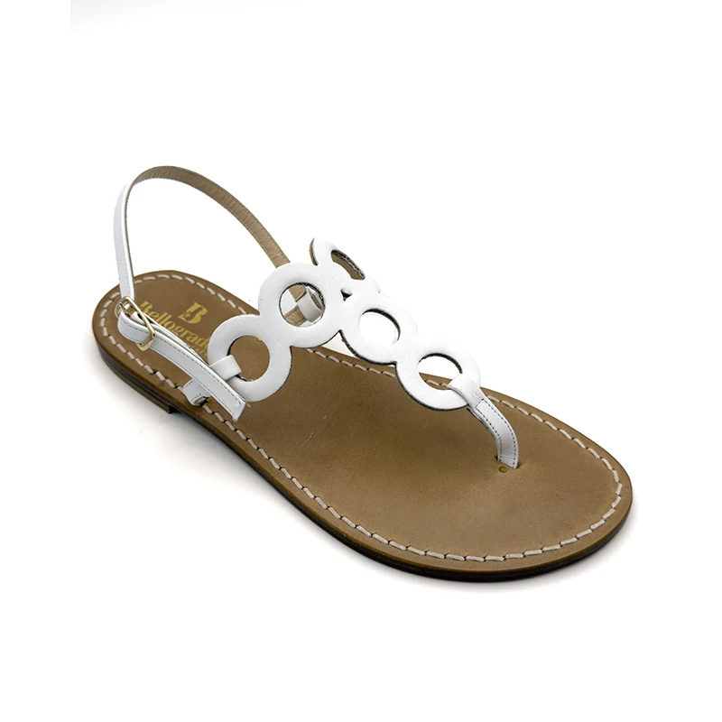 sandali classici - cerchi bianco - laterale-sandalibellogrtodgrado