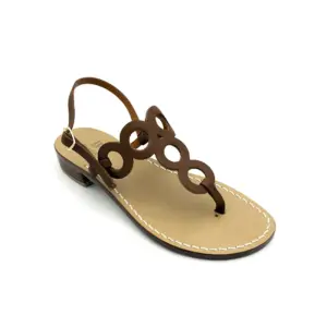 sandali classici - cerchi cuoio -laterale-sandalibellogrtodgrado