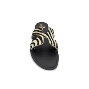 Ciabattina Ermes Cavallino Zebra frontale sandalibellogrado amalfi