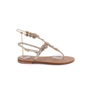 sandali cavigliera mod.capri-oro-latodx-sandalibellogrtodxado