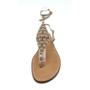 sandali cavigliera mod.rebellum-oro-fronte-sandalibellogrado