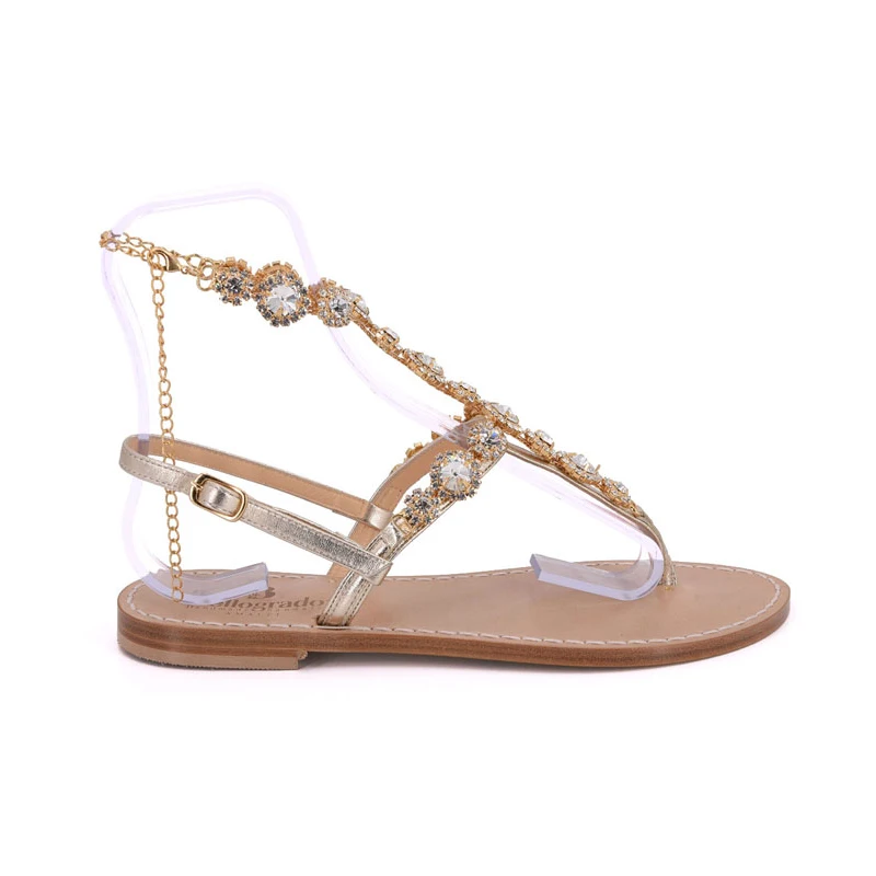 sandali cavigliera mod.scala-oro-latodx-sandalibellogrado