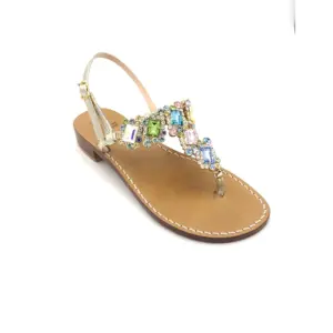 sandali gioiello faraglioni multicolor - laterale sandalibellogrado