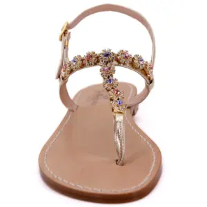 sandali gioiello ravello - oro particolare gioiello - Sandali Bellogrado Amalfi