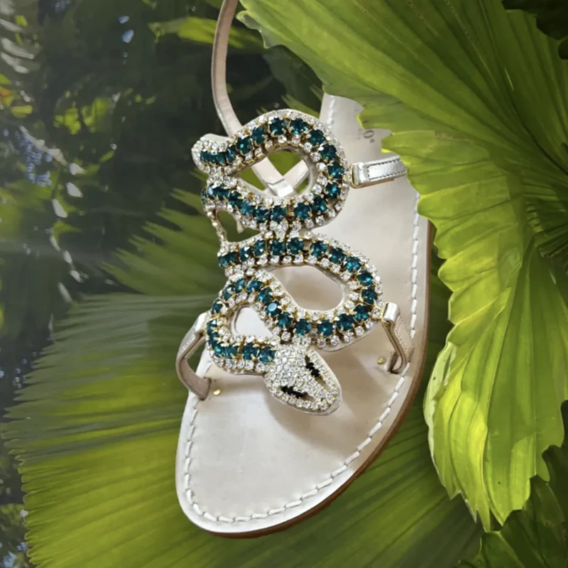 Sandali Bellogrado wedding sandals snake