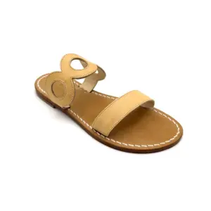 sandali doppia fascia - anni 70 - cuoio laterale - sandalibellogrado